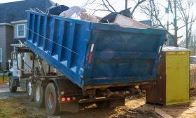 bouwafval container