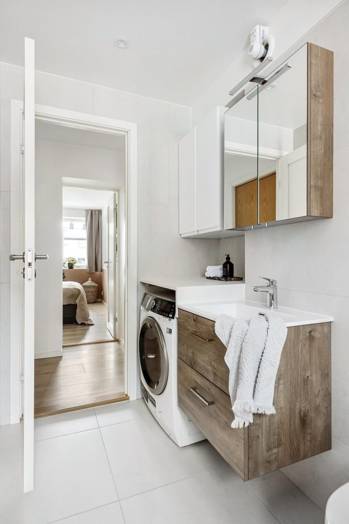 verhuizen van de wasmachine